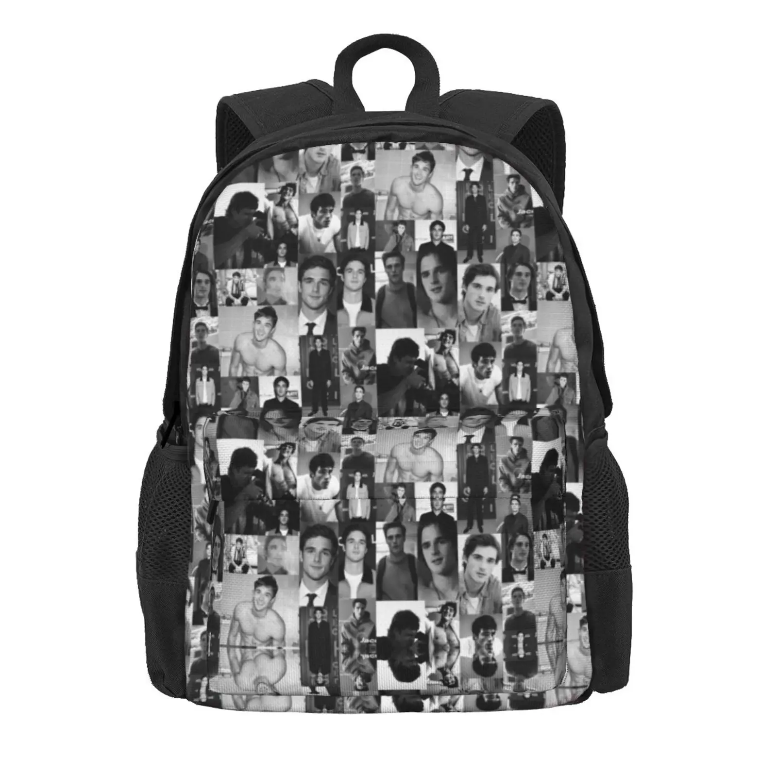 Jacob Elordi Collage! Hot Sale Schoolbag Backpack Fashion Bags Jacob Elordi Kissing Booth 2 The Kissing Booth 3 Noah Flynn