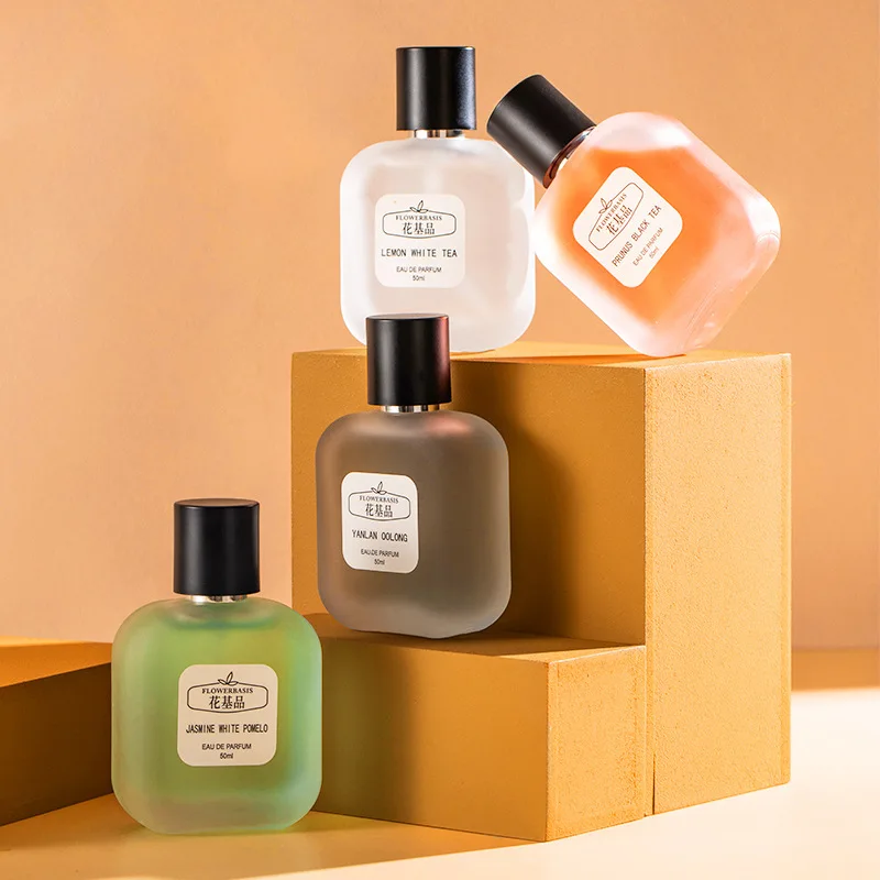 

50ML Women's Perfume Long-Lasting Floral & Fruity Fragrance Prune Black Tea Vanilla Oolong Lemon White Tea Light Elegant Perfume