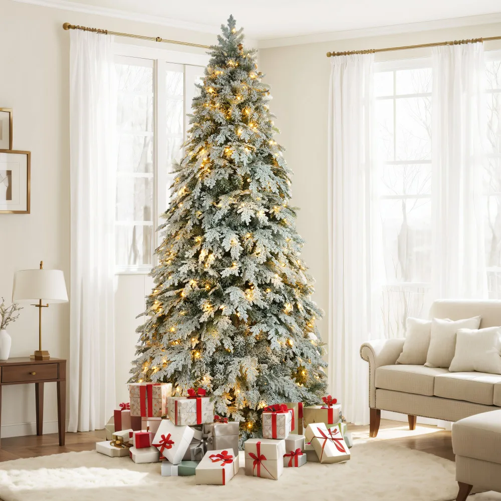 

Artificial Christmas Tree, Equipped with Lights and Branches,Holiday Decorations, Christmas Decorations Festive & Party Supplies