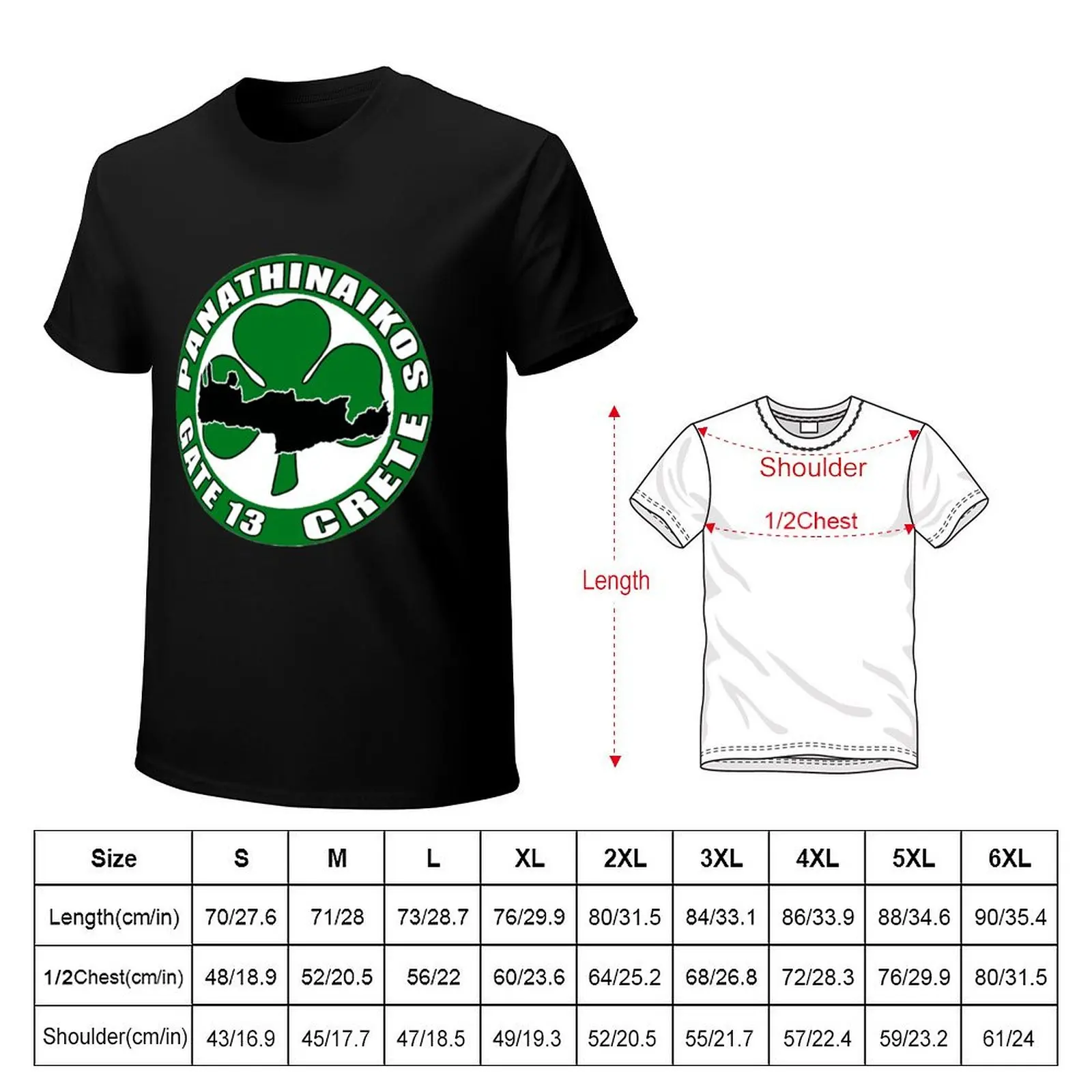 PANATHINAIKOS ~GATE 13~ T-Shirt Moisture Control Sports Tee