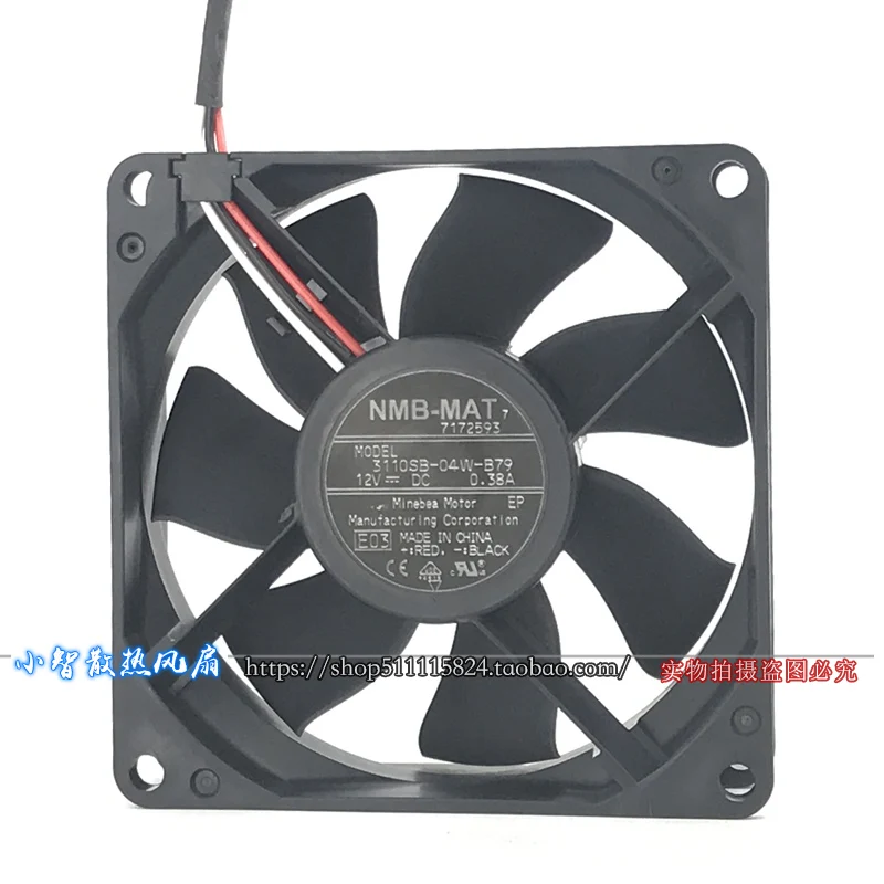 

ORIGINAL 3110SB-04W-B79 12V 0.38A 8025 80*80*25mm NEW COOLING FAN RADIATOR