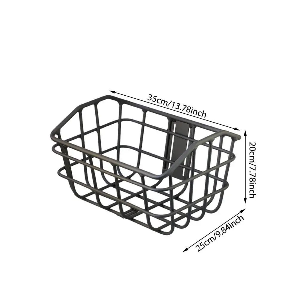 

Корзина для хранения на велосипеде, легко устанавливаемая, из алюминиевого сплава, для складных и горных велосипедов