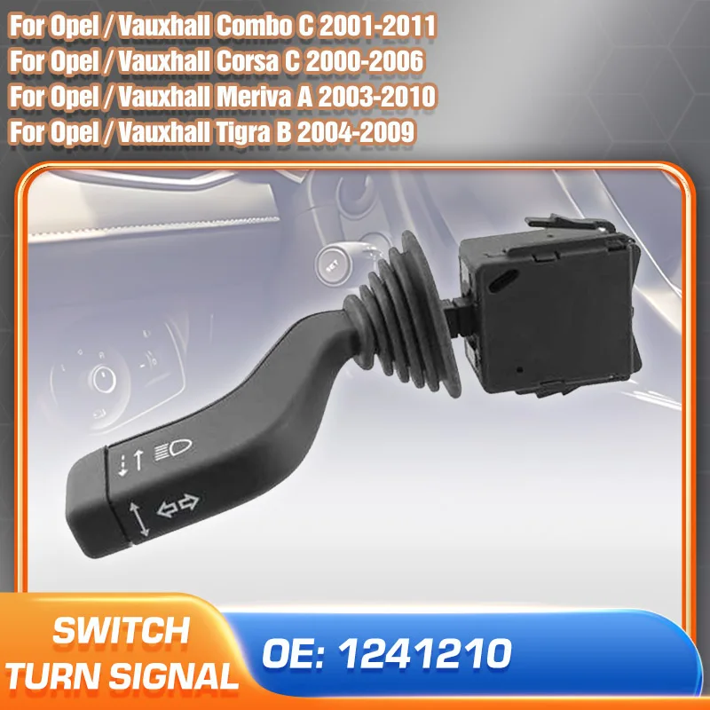 

Indicator Turn Signal Switch For Opel Vauxhall Combo C /Corsa C /Meriva A /Tigra B Steering Column Switch Parts 1241210 9185413