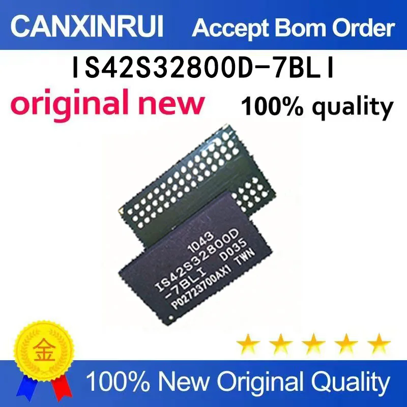 

(5-100 pieces)IS42S32800D-7BLI IS42S32800D 1S42S32800D BGA Spot Chip IC