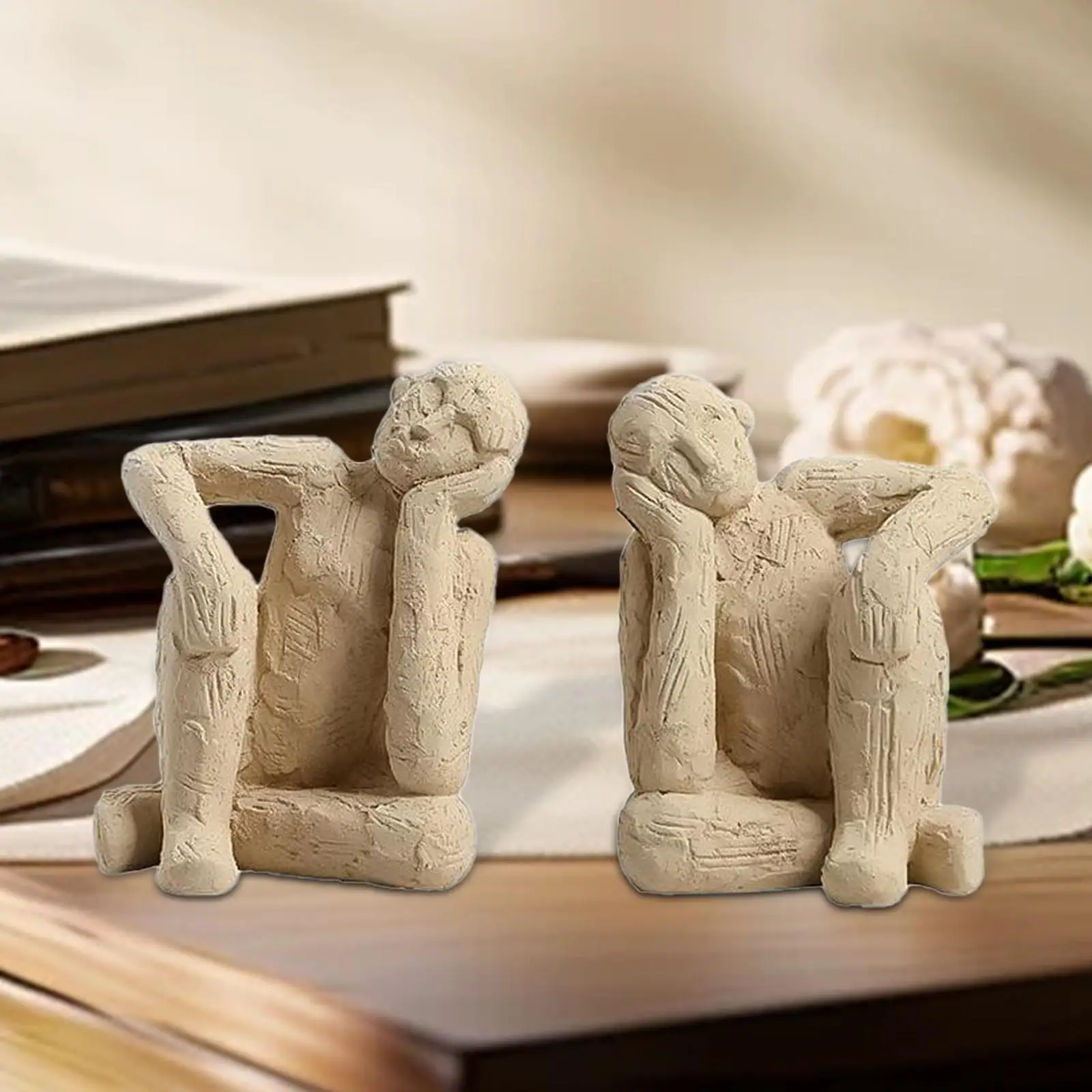 

Декоративные подставки для книг Thinker Скульптура Thinker Подставка для книг для офисной домашней полки