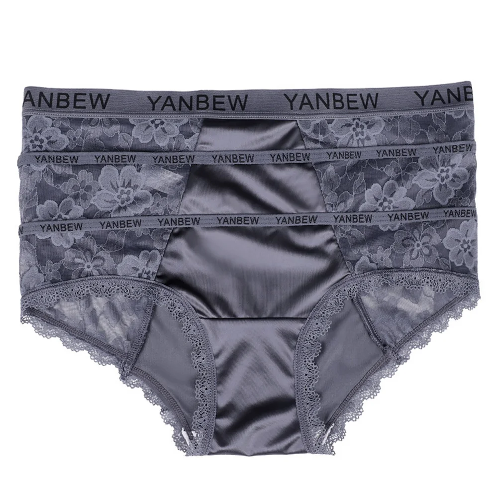Womens Underwear Thin Breathable Hot Hot Lingerie Lace Transparent Thongs Stitching Letter Printing Japanese Women's Panties