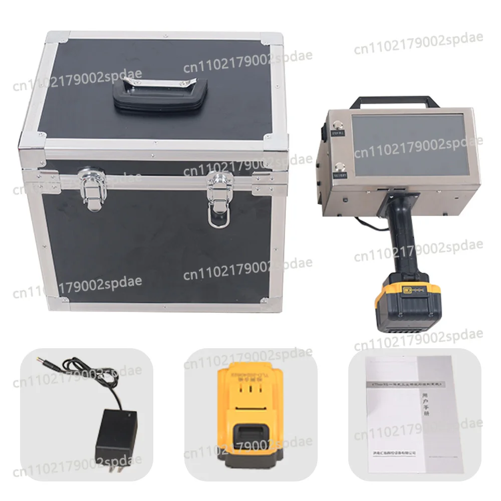 Portable Engraving Electric Marking Machine 120x30mm  Touch Screen For Nameplate Cylinder Number Frame Chassis