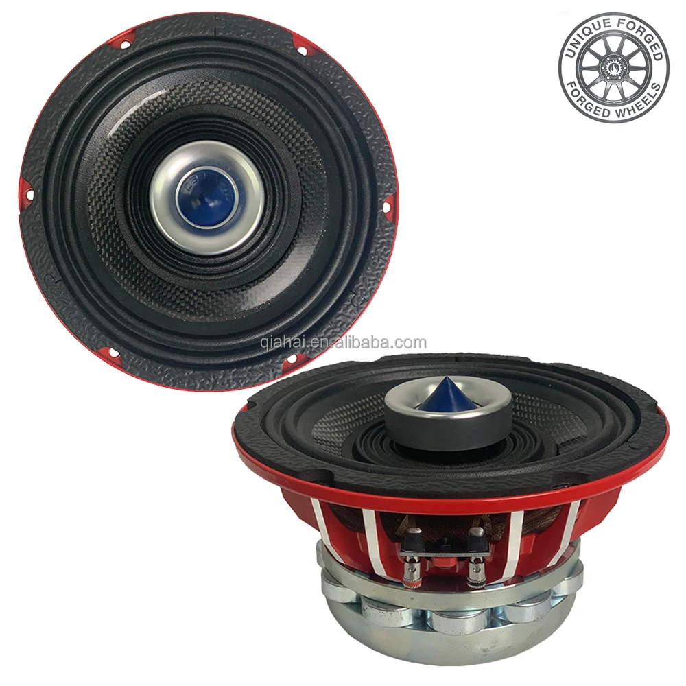 New 650-054 Low Price LF 6 Inch Car Mid Bass Coaxial Neo Speakers 1 Inch HF Driver 4 Ohm RMS 200W Car Music Mid Range Speaker