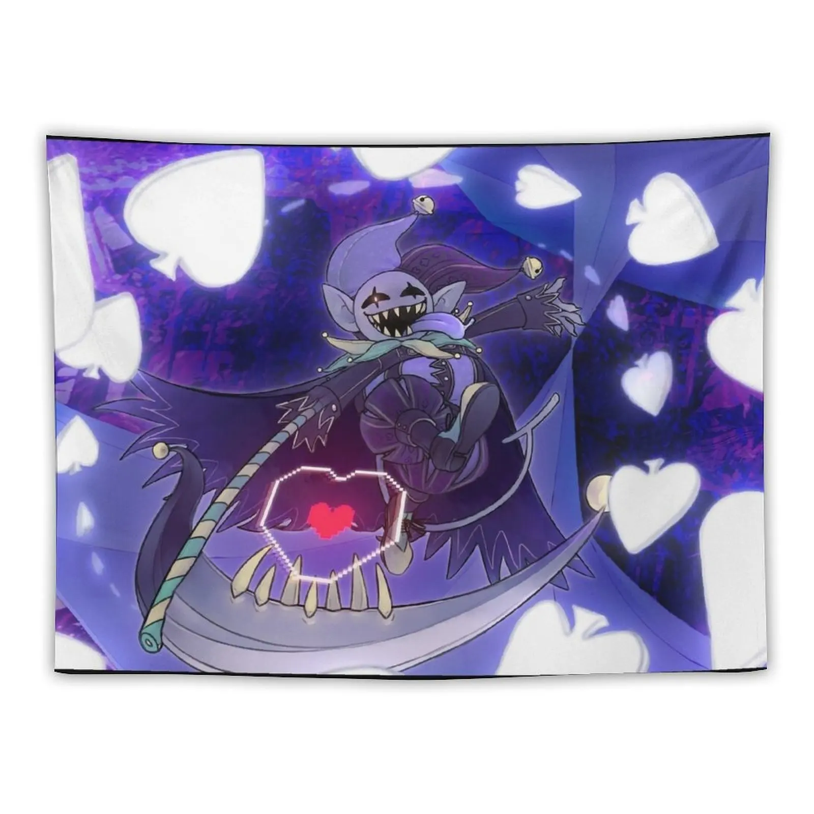 Deltarune - Jevil Tapestry For Bedroom Wall Mural Tapestry