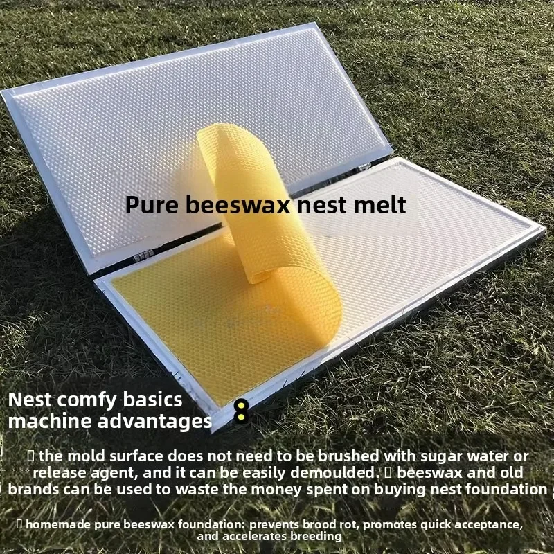 Beeswax Nest Base Mold, Beehive Beekeeping Tools, Complete Set of Non Cement Nest Base Machine