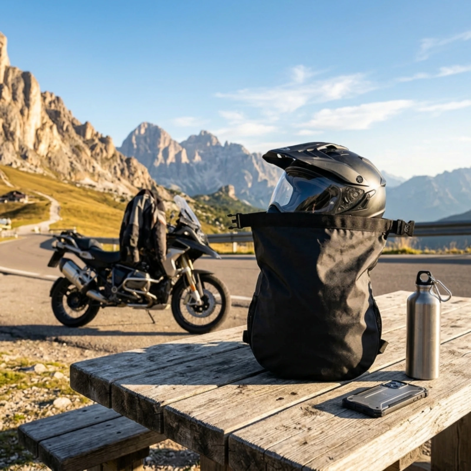 

Helmet Storage Bag with Lock Reinforced Helmet Sack with Combination Lock Drawstring Bag Secure Portable for Motorcycle Riders