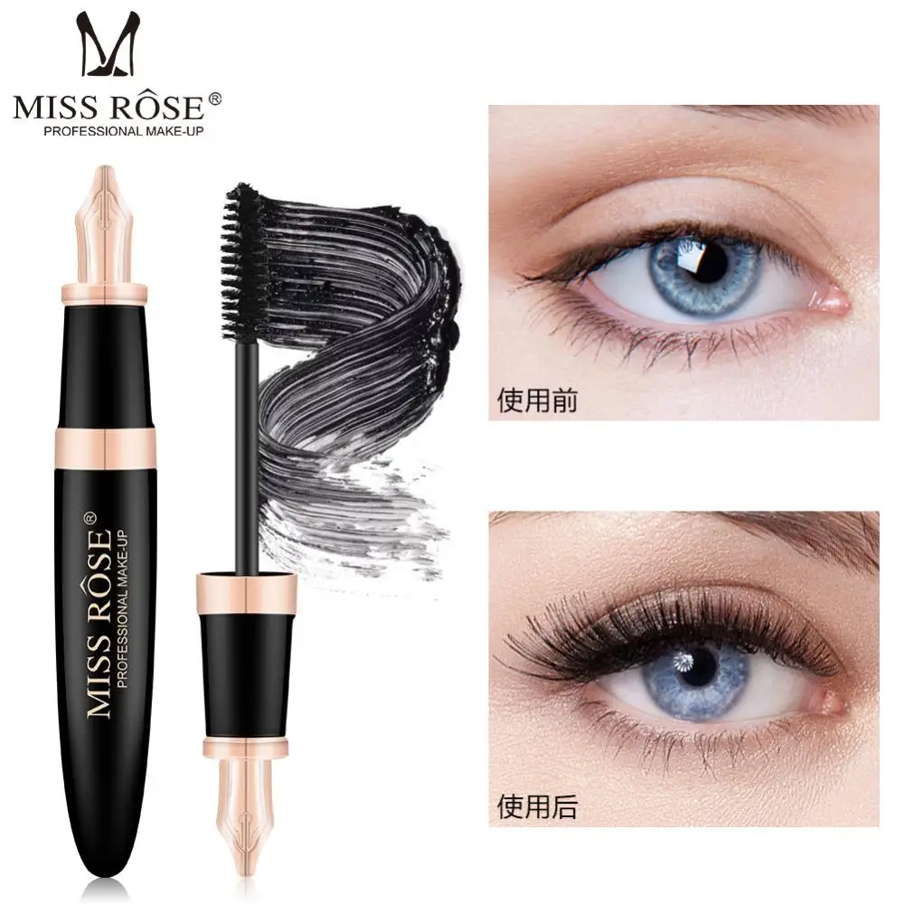 Rose schwarz wasserdichte Mascara dicke natürliche Curl Mascara langlebige neue Mascara dick wasserdicht