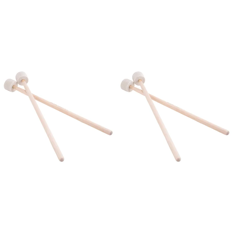 2-парный барабанный молоток, палочка из фетровой головки, палочка для литавры, большой барабанный молоток, молоток для литав для ударных инструментов