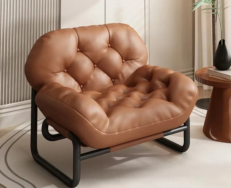 Modern Chairs Footrest Balcon  White Room Single Sofa Chairs Relax Minimalist  Furnitures