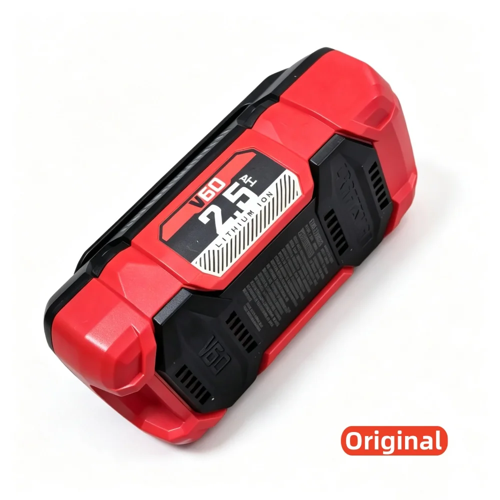 2.5 7.5Ah for CRAFTZMAN 60V for Stanley 60V for Cub Cadet 60V Electric Green Hedge Machine Lawn Mower Oil Chain Saw Tool Battery