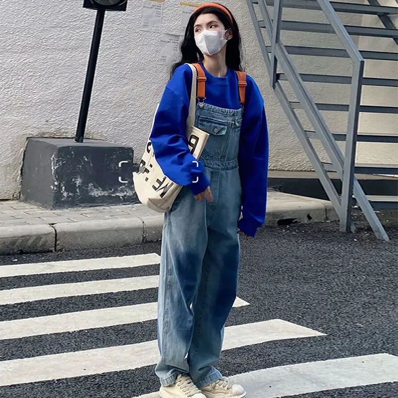 

Crossbody Strap Denim Romper Women Age Defying Elegant Comfortable All Season Jumpsuit