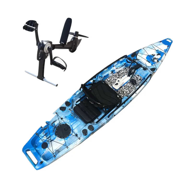 wholesale single seat  pedal drive kayak  could fix electric motor  china supplier