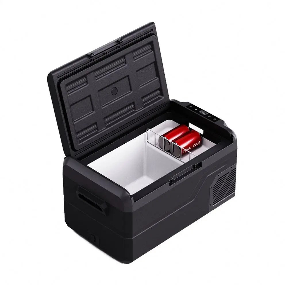 

25L Wholesale China Factory Hotel and Home Use Car Refrigerator Mini LED Light Car Fridges 12V