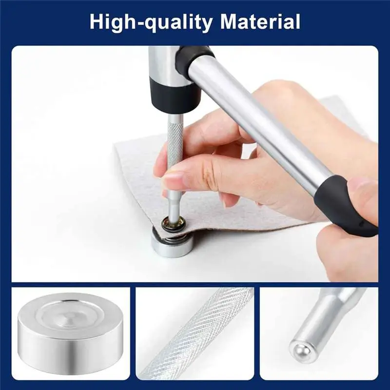 Best-Selling Canvas Snap Kit 2 Pcs Setting Tool,Marine Grade Stainless Steel 3/8In Socket Canvas Snap Button Fastener Kit, For B