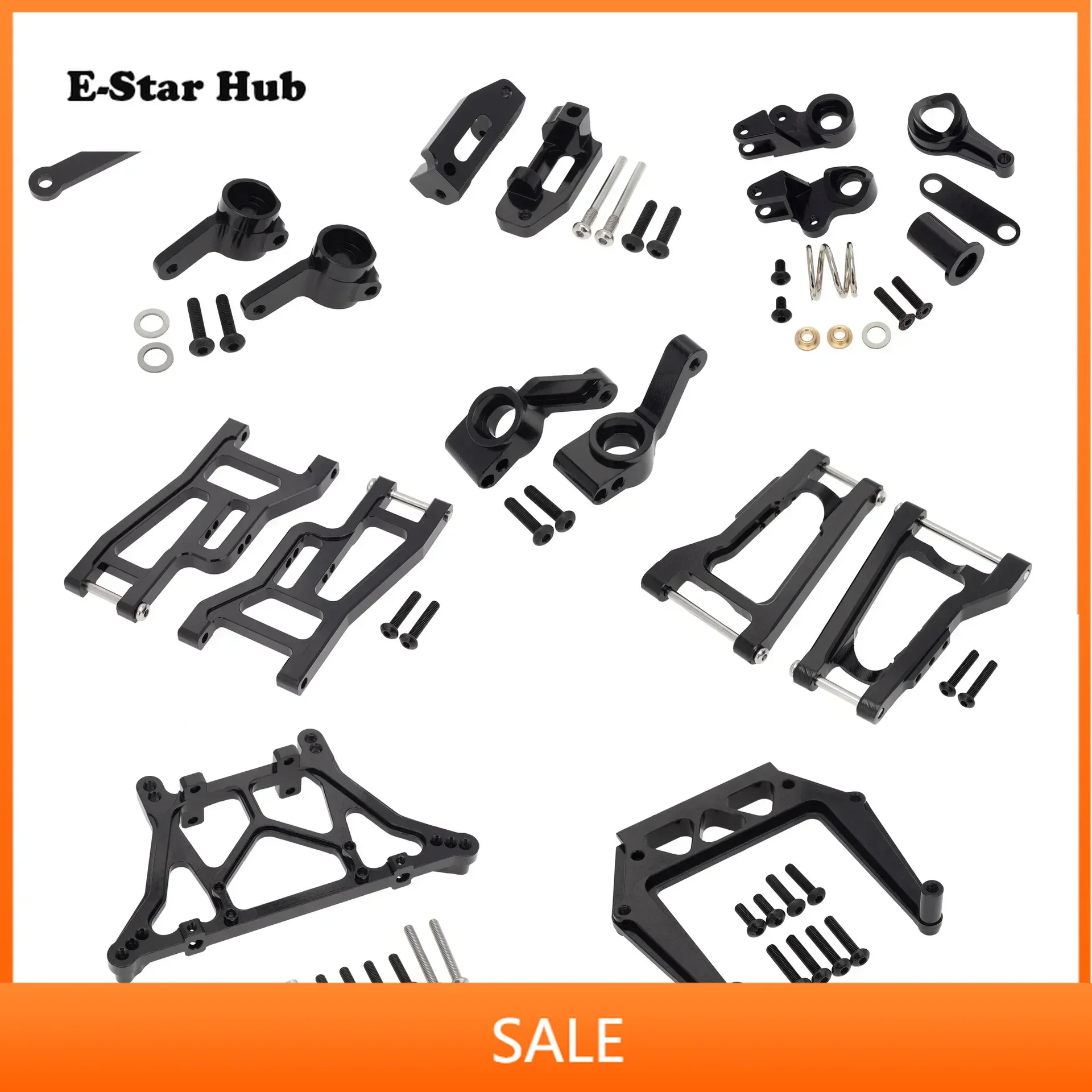 

Front & Rear Suspension Arms Set Aluminum Alloy All Car Upgrade Parts Apply To 1/10 TRAXXAS Linear Vehicle 1967 C10 Drag Slash