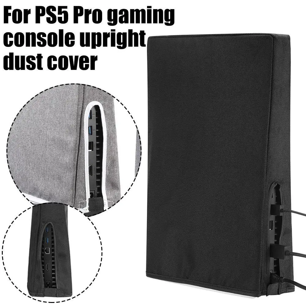 For PS5 Pro Gaming Console Upright Silicone Shell Dust Cover Ultra-thin Host Accessories Dust Kit