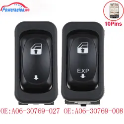 New Power Window Switch Button For Freightliner Columbia 2001-2011 A06-30769-027 A06-30769-008 A0630769027 A0630769008