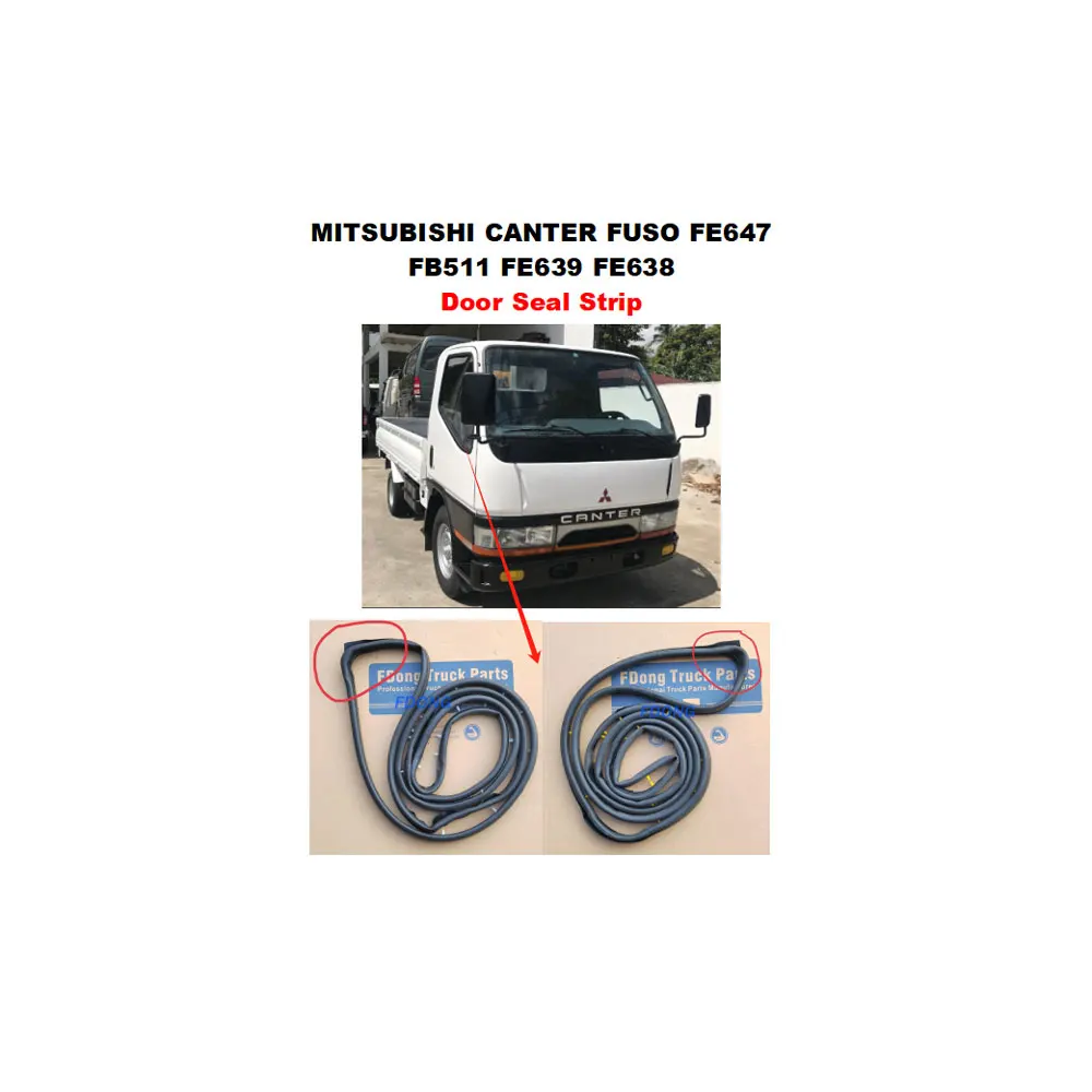 FDONG Door Seal Strip,Door Rubber Seal Strip,Auto Weather Striping for MITSUBISHI CANTER FUSO FE647 FB511 FE639 FE638