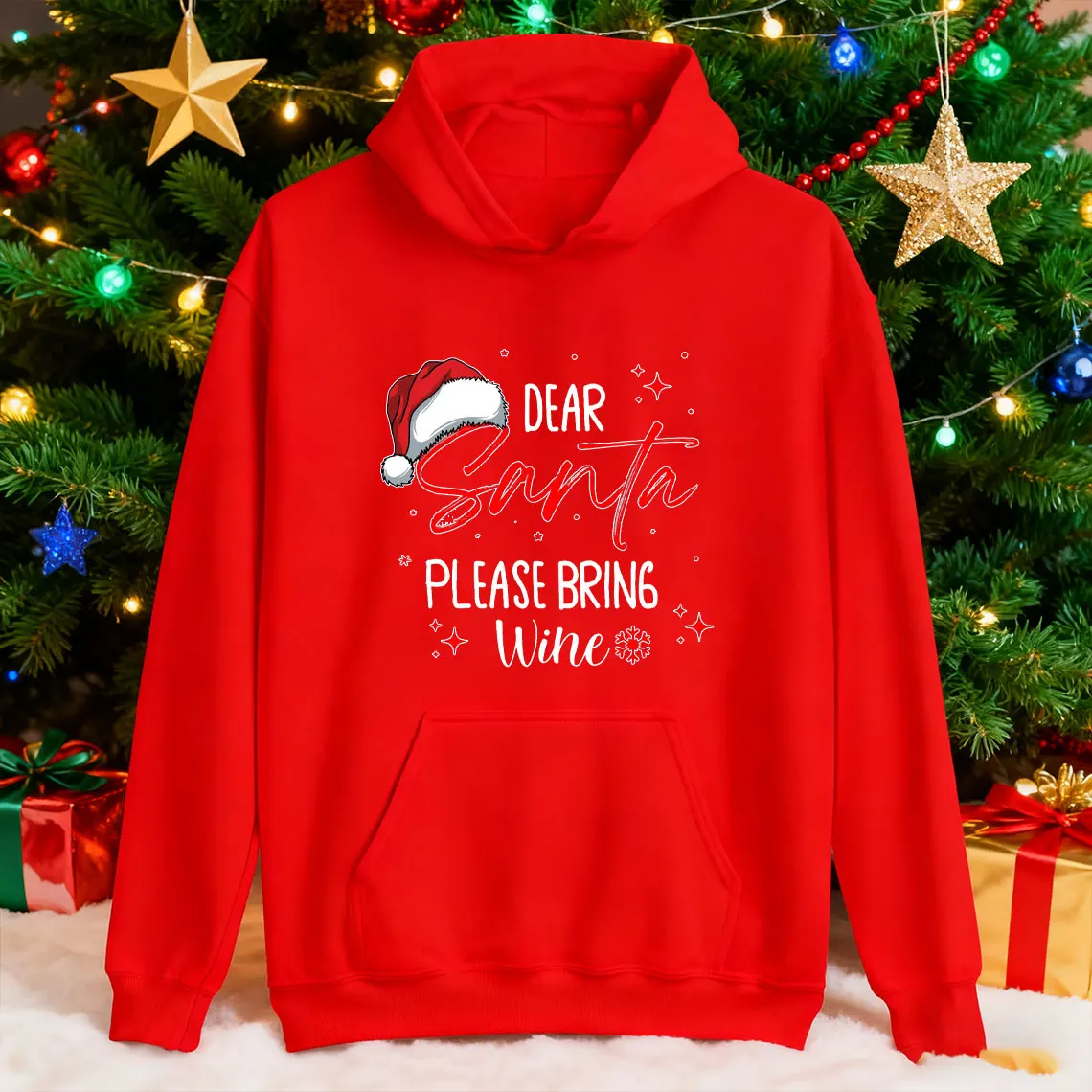 新しいパーカー ディア サンタ ワイン パーカー 面白いクリスマス ユニセックス スウェットシャツ フーディ カジュアル クルーネック カジュアル ファッション レトロ Y2k 服