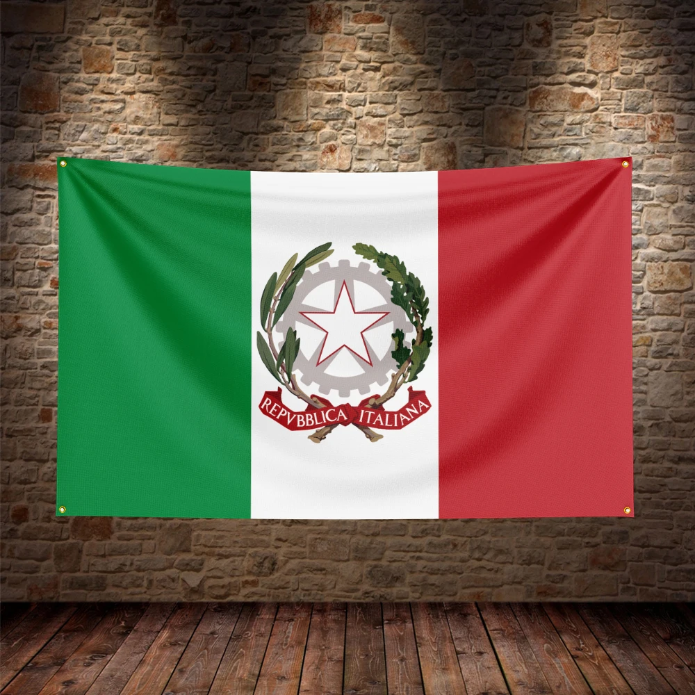 Single-sided printing of the Italy flag wall decoration