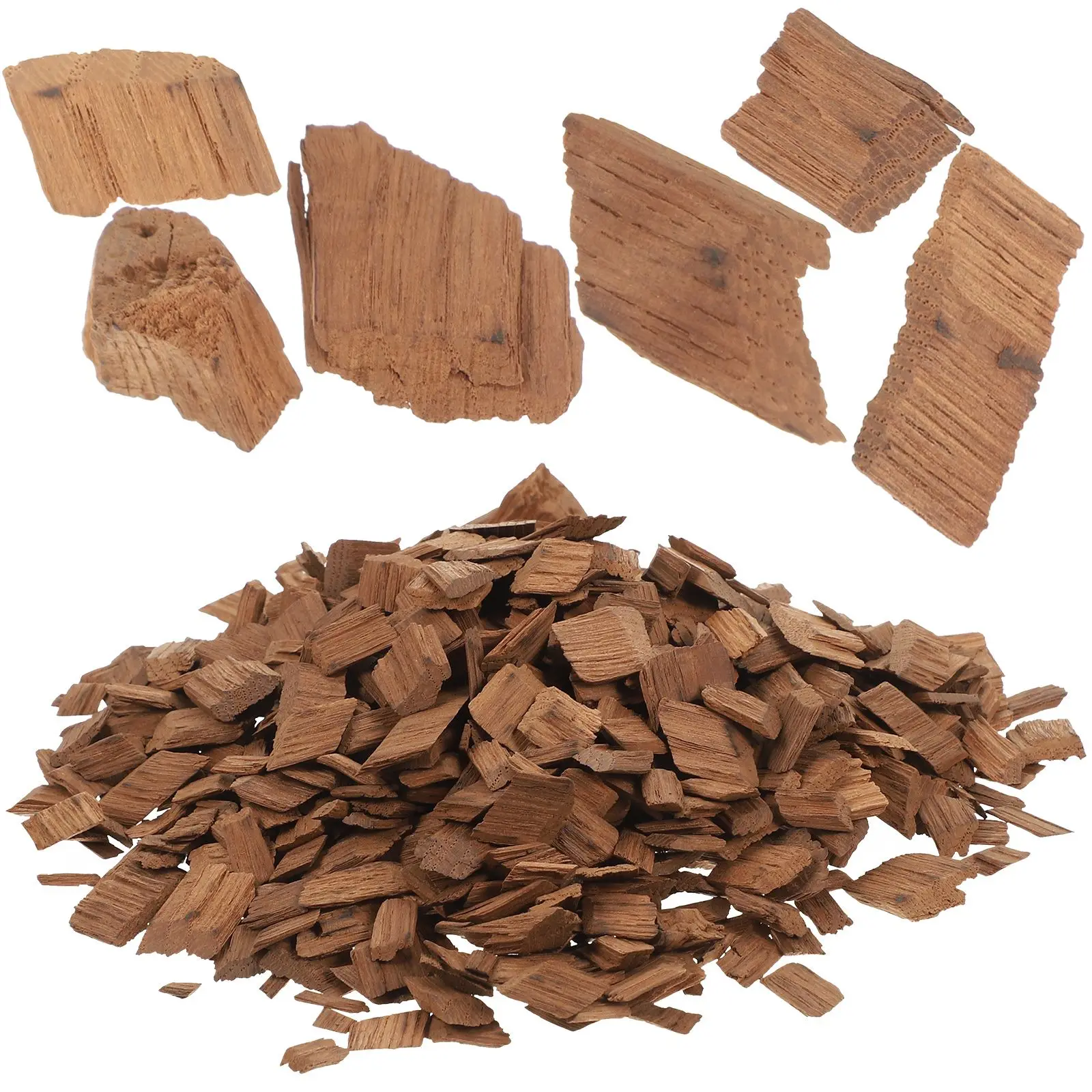 

200g French Oak Chips Medium Toast Making Supplies Home Brewing Equipment Whiskey Aging Enhance Flavor Aroma Red