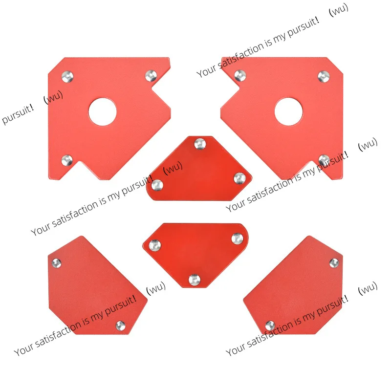 

6-Piece Welding, Multi-Angle Fixed Magnet Triangle Positioning Right Angle Welder Auxiliary Tools