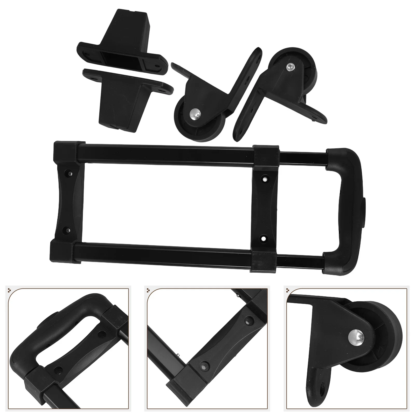 

1 Set Portable Stage Audio Trolley Case Telescopic Handle Foldable Lightweight Durable Speaker Cabinet Transport Bag Speaker