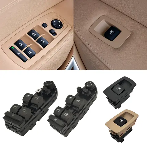 For BMW E60 E83 Car Electric Power Master Window Switch Replacement For BMW 5 Series X3 520 523 525 530 523 61313414355