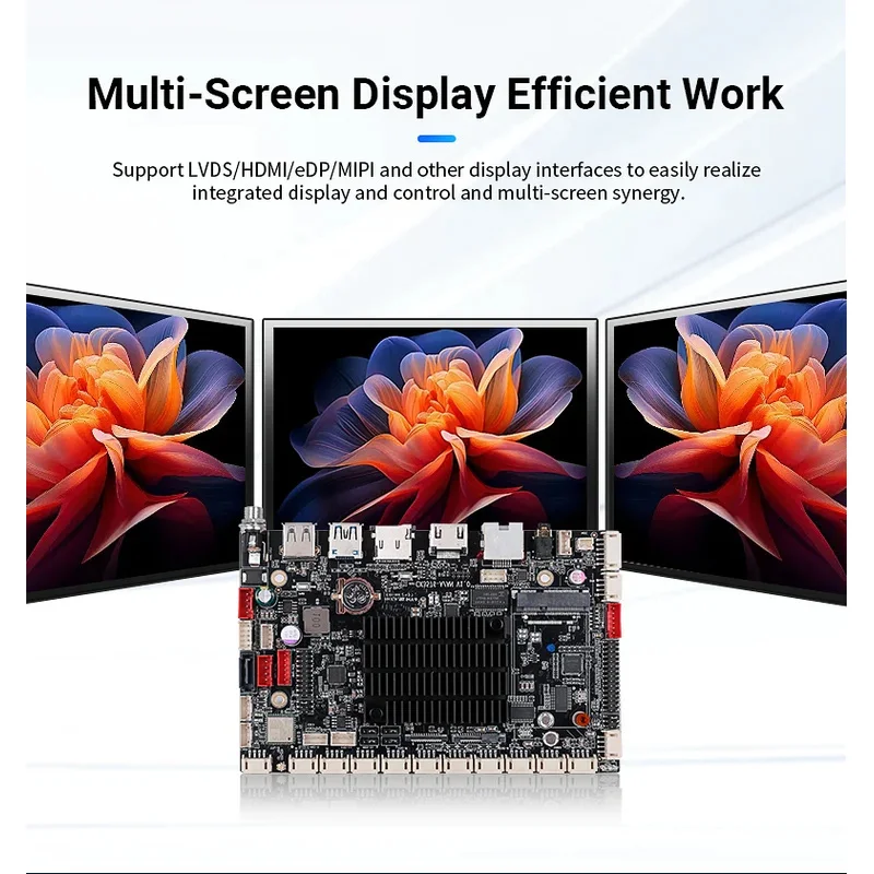 Octa Android 14 Linux Pcb&Pcba Rk3576 Control Wifi 4/5G Cpu 2.2ghz 3576 Soc Industrial Embedded Core Motherboard