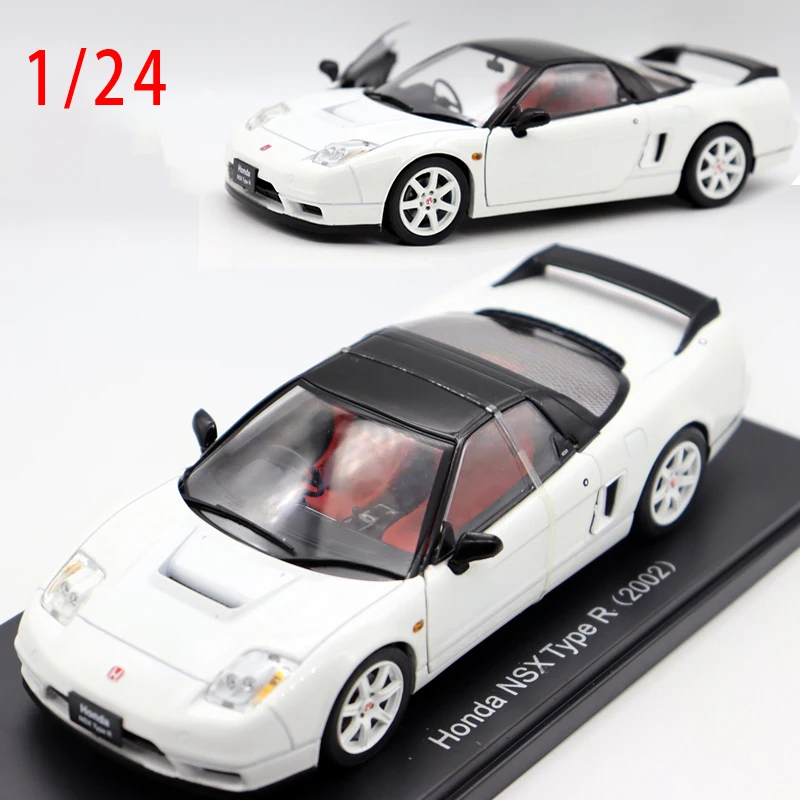 

Diecast 1/24 Scale Honda Model Car Honda NSX Type R 2002 Alloy Car Model Scene Display Set Collection Hobby No Box Special Offer