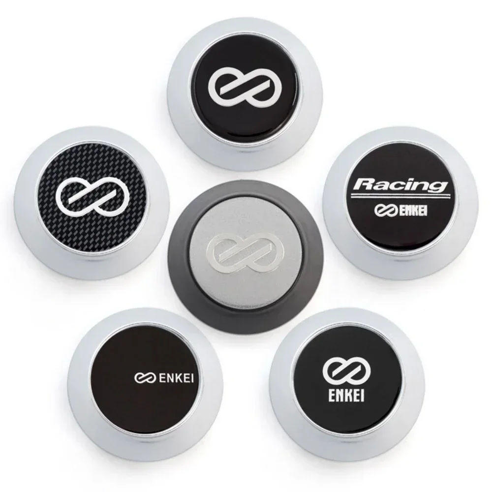 

4pcs 64mm 65mm ( Fit 45mm Stickers ) ENKEI Emblem Logo Car Wheel Center Caps Styling Accessories For ENKEI Rim Hub Cover Badge