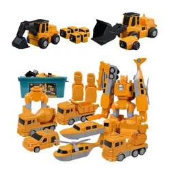Magnetic Transform Engineering Car Assembled Toys For Kids Magnetisches Transformation Technik Auto Zusammengebautes Spielzeug