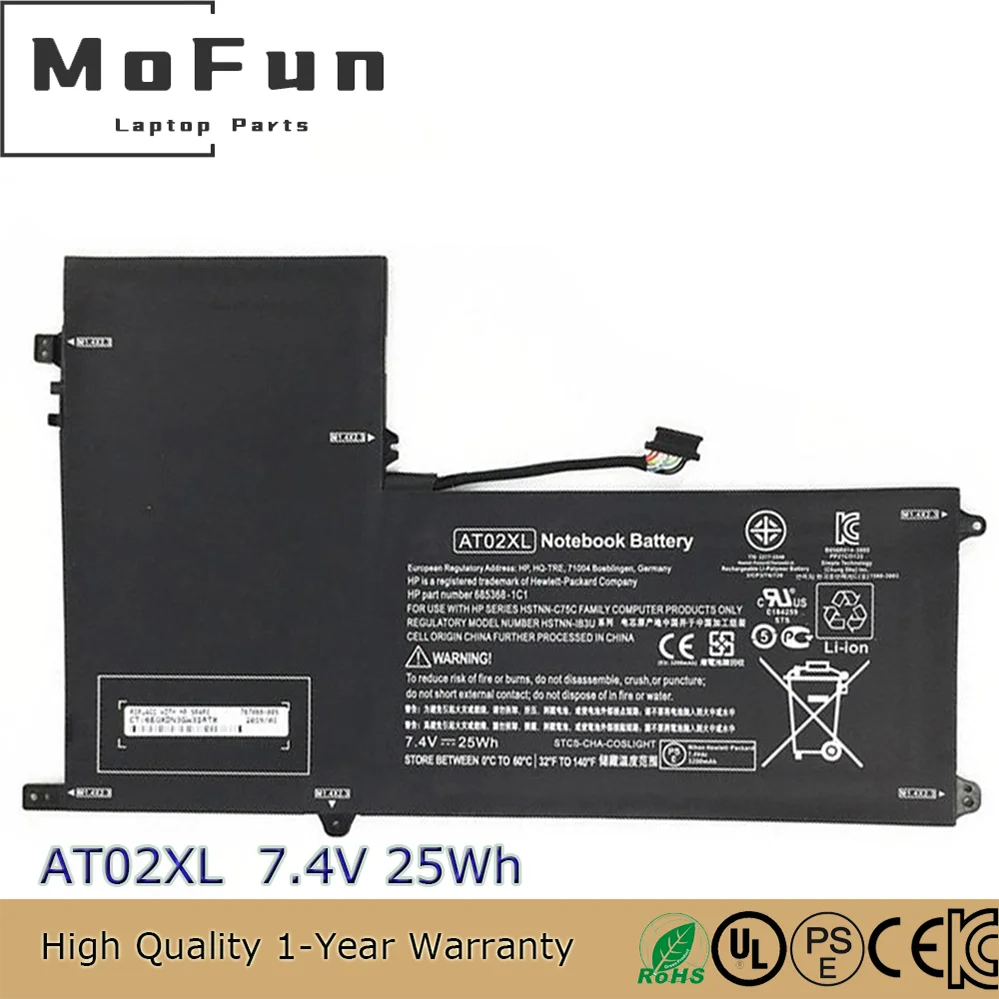Genuine AT02XL 25Wh 7.4V Battery for HP ElitePad 900 G1 HSTNN-C75C HSTNN-DB3U