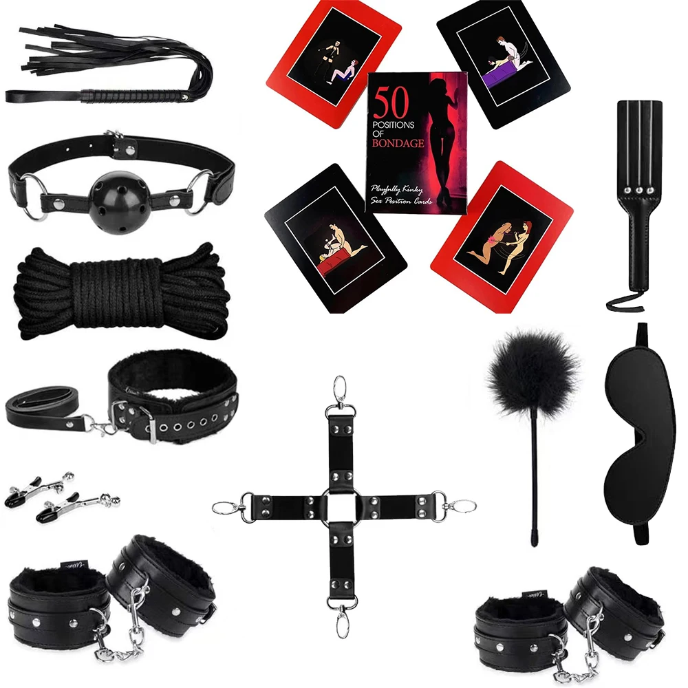 

Sex Toys for Women BDSM Sexual Couples Kit Adult Sexy Toys Sexyshop Erotic Accessories Handcuffs for Session Anal Plug Sex Game