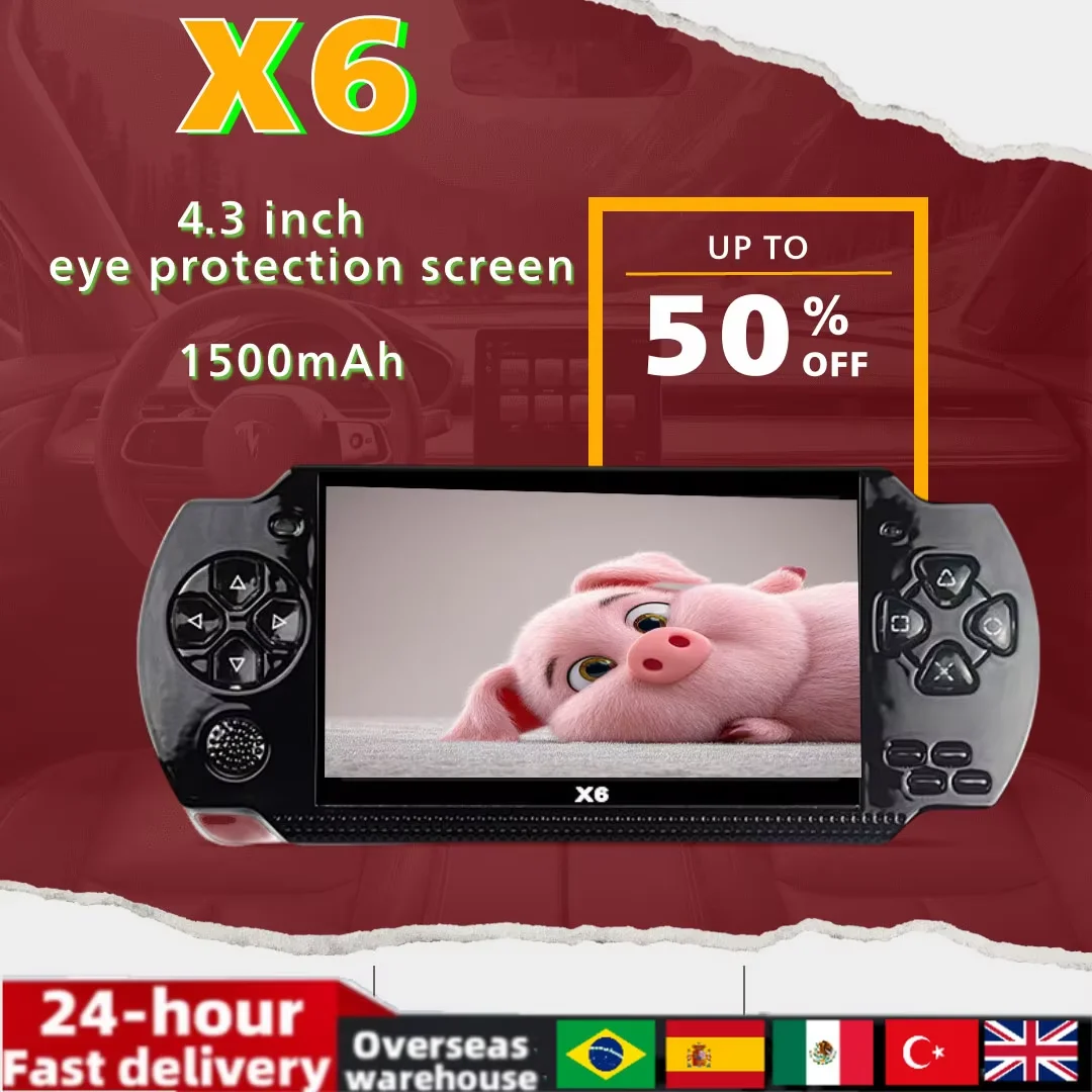 Consoles de Jogos Portáteis Re - Retro Gaming X6 avaliação e preço
