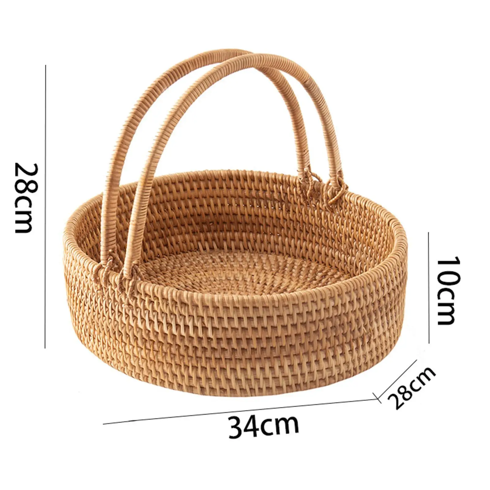 Picnic Basket Multipurpose Flower Baskets for Candy Decoration Gathering
