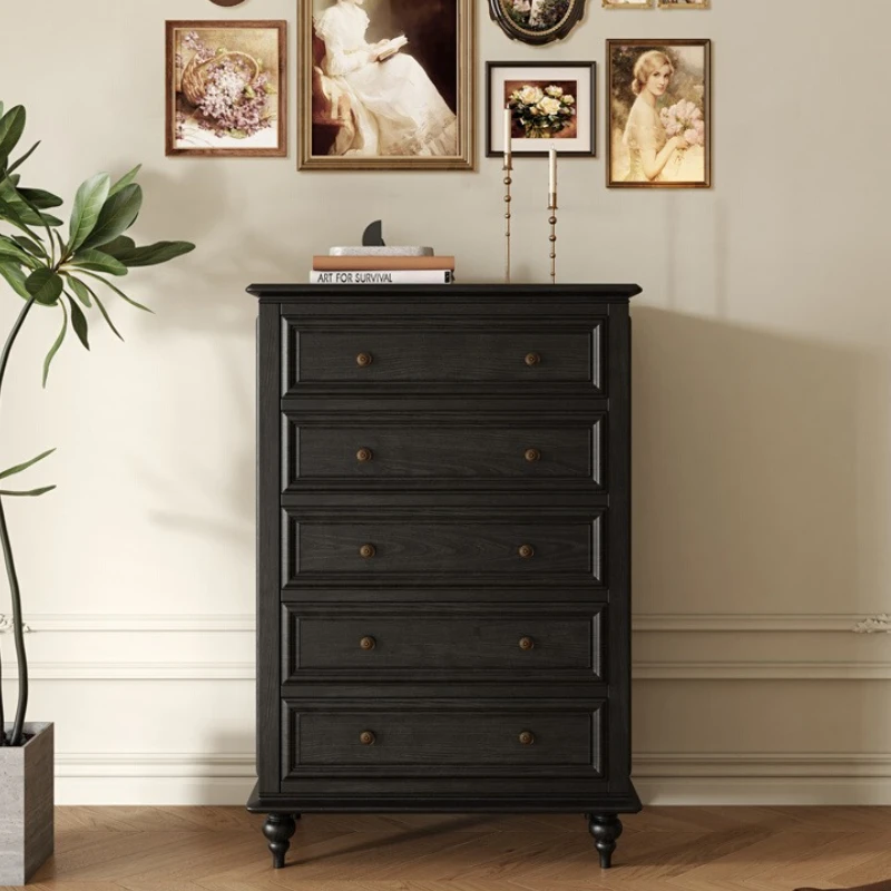 

American Style Retro Solid Wood Locker Storage Locker Living Room Cabinets Home Furniture Shelf Storage Chest Of Drawers Dresser