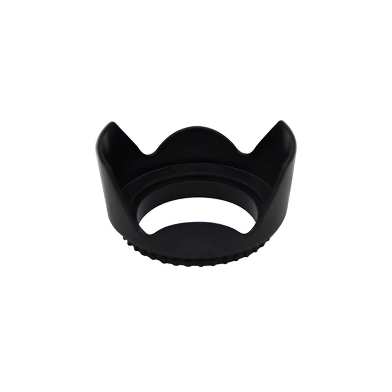 Universal Lens Hood 49mm 52mm 58mm 55mm 62mm 67mm 72mm 77mm  Screw-in Tulip Petal Flower Filter Thread Camera Lente Protect