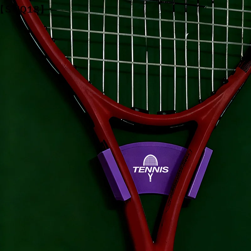 Wall Mounted Tennis Racket Wall Rack Plastic Self-adhesive Badminton Rackets Holder Durable Punch-Free 1PC【SMQ】