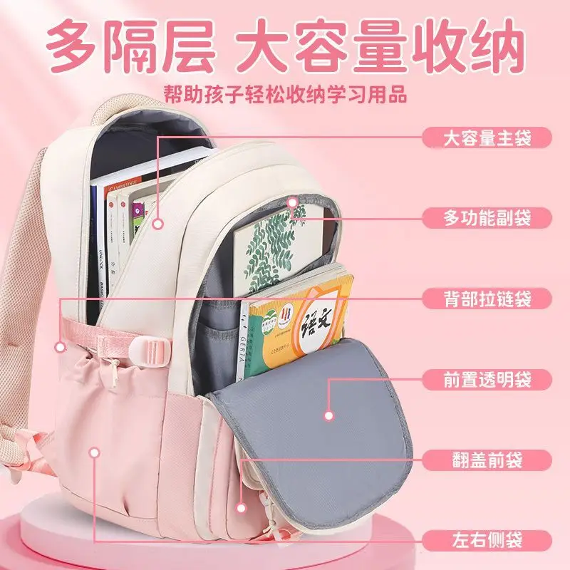 Genshin Impact Merchandise Anime Elementary Grades 3-6 Middle School Students New Large Capacity Boys Dirt-Resistant Ba
