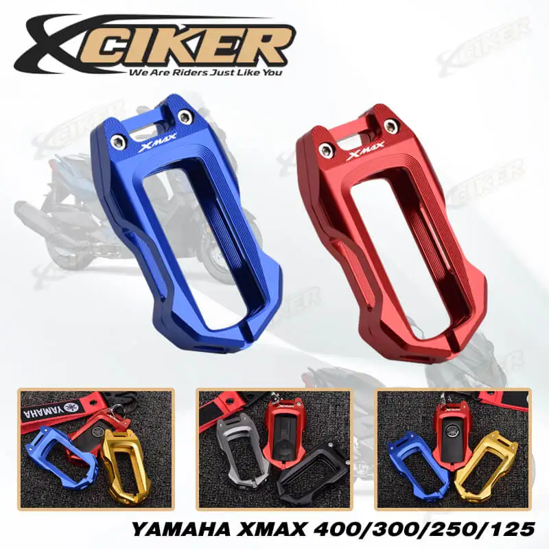 YAMAHA XMAX 400/300/250/125 V2 Keyless System Remote Key Casing CNC Aluminum Smart Key Cover Holder Protective Case