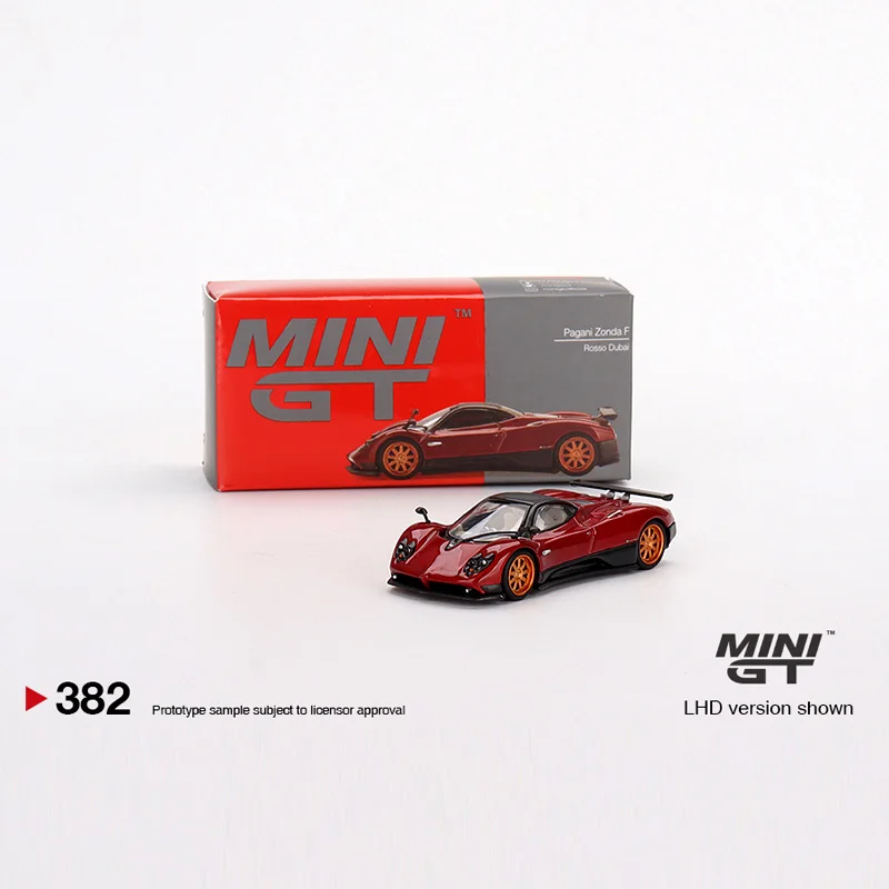 

MINIGT 1:64 Pagani Zonda F #382 Diecast Model Race Car Kids Toys Gift