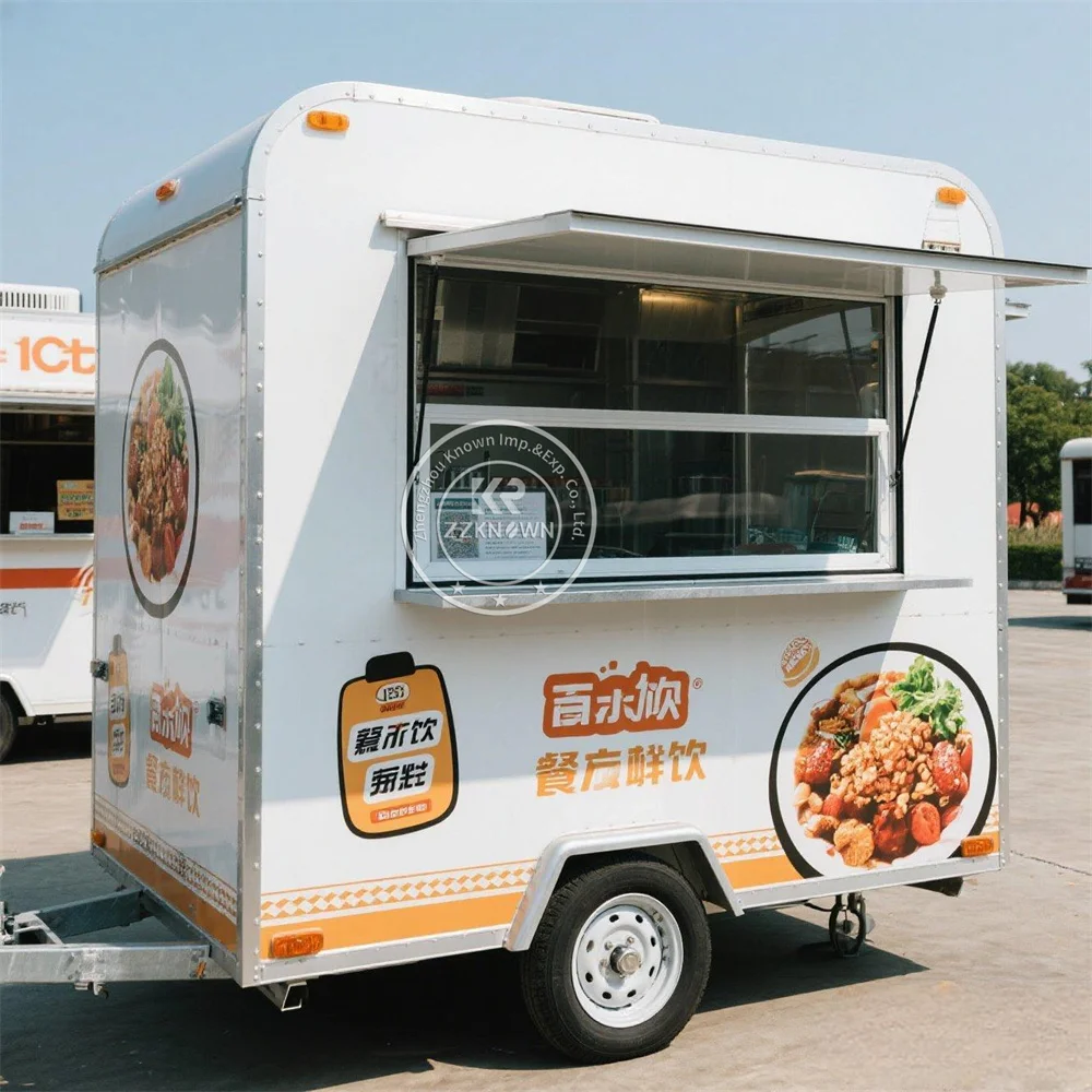 

Mobile Food Truck Cafe Coffee Cart Foodtruck Mobile Kitchen Catering Trailer Ice Cream Truck Mobile Bar Street Food Kiosk