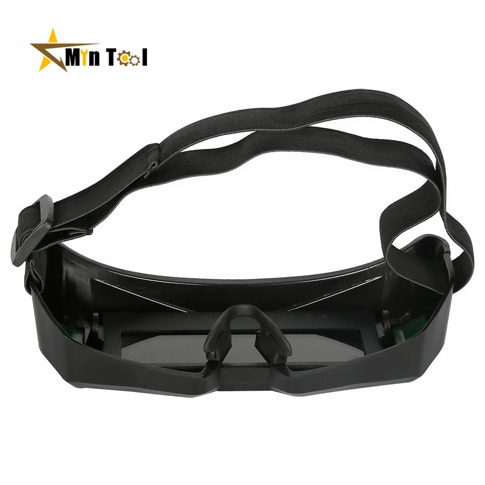 Headwear Automatic Dimming Welding Goggles Large View  Auto Darkening Protective Glasses for Arc Welding Grinding  Accessories