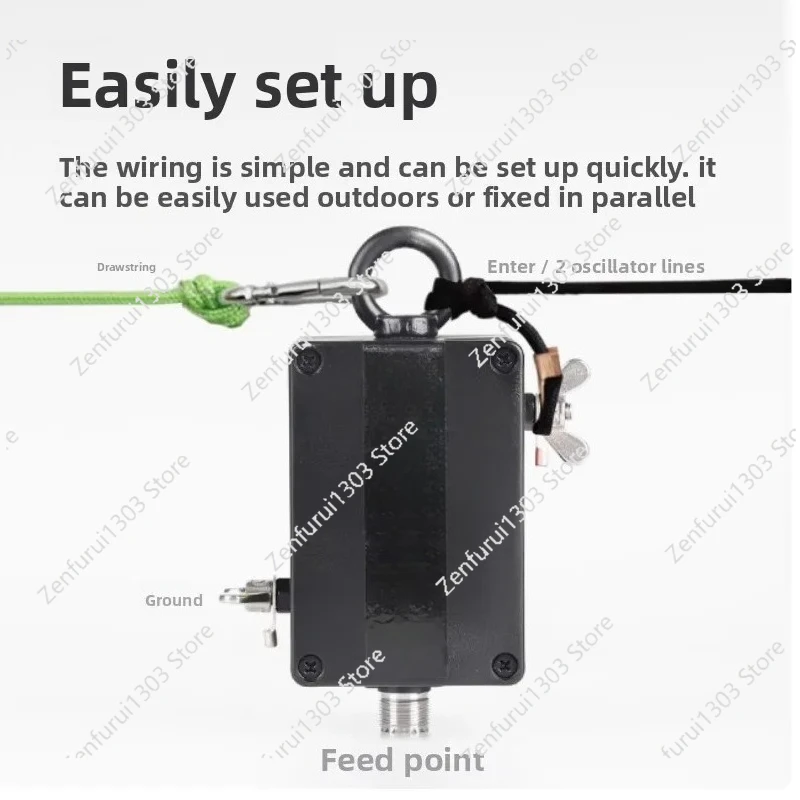 500W HF Shortwave  Antenna Balun 1.8-54MHz